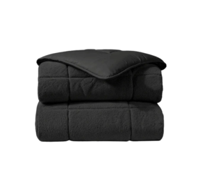 Zelesta Zelesta Teddybed 200x200 Anthracite - Comfortabel en Stijlvol