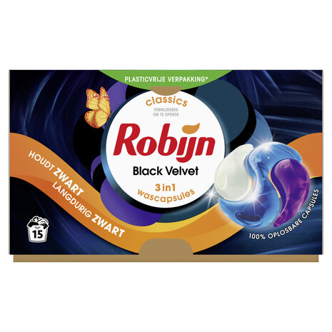 Robijn Robijn Caps Black Velvet 15sc - Bestellen bij Voordeeldrogist.nl Robijn Robijn Caps Black Velvet 15sc - Bestellen bij Voordeeldrogist.nl