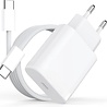 Huismerk 2x Usb-c Adapter + 2 kabels (wit) Huismerk 2x Usb-c Adapter + 2 kabels (wit)