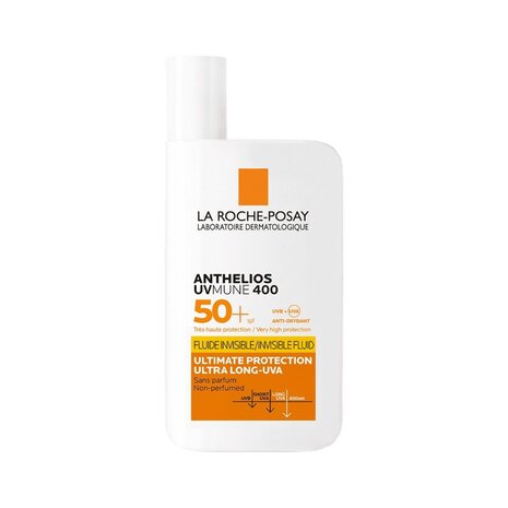 La Roche Posay La Roche Posay ANTHELIOS UVMUNE Invisible Fluide SPF50 - 50ML: Optimale Bescherming tegen UV-stralen La Roche Posay La Roche Posay ANTHELIOS UVMUNE Invisible Fluide SPF50 - 50ML: Optimale Bescherming tegen UV-stralen