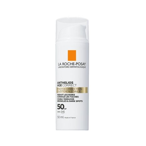 La Roche Posay La Roche Posay ANTHELIOS Age Correct SPF50+ 50ML - Hoogwaardige Zonnebrand met Anti-Aging Effect La Roche Posay La Roche Posay ANTHELIOS Age Correct SPF50+ 50ML - Hoogwaardige Zonnebrand met Anti-Aging Effect