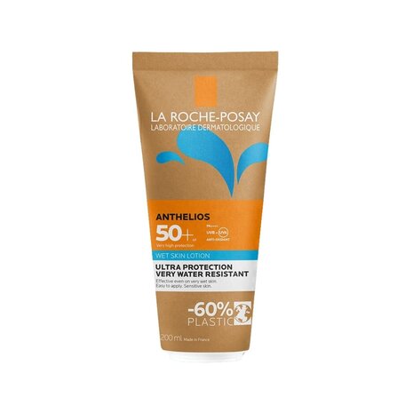 La Roche Posay La Roche Posay ANTHELIOS Wet Skin Volwassenen SPF50+ - Bescherming tegen de zon voor een kwetsbare huid | 200ML