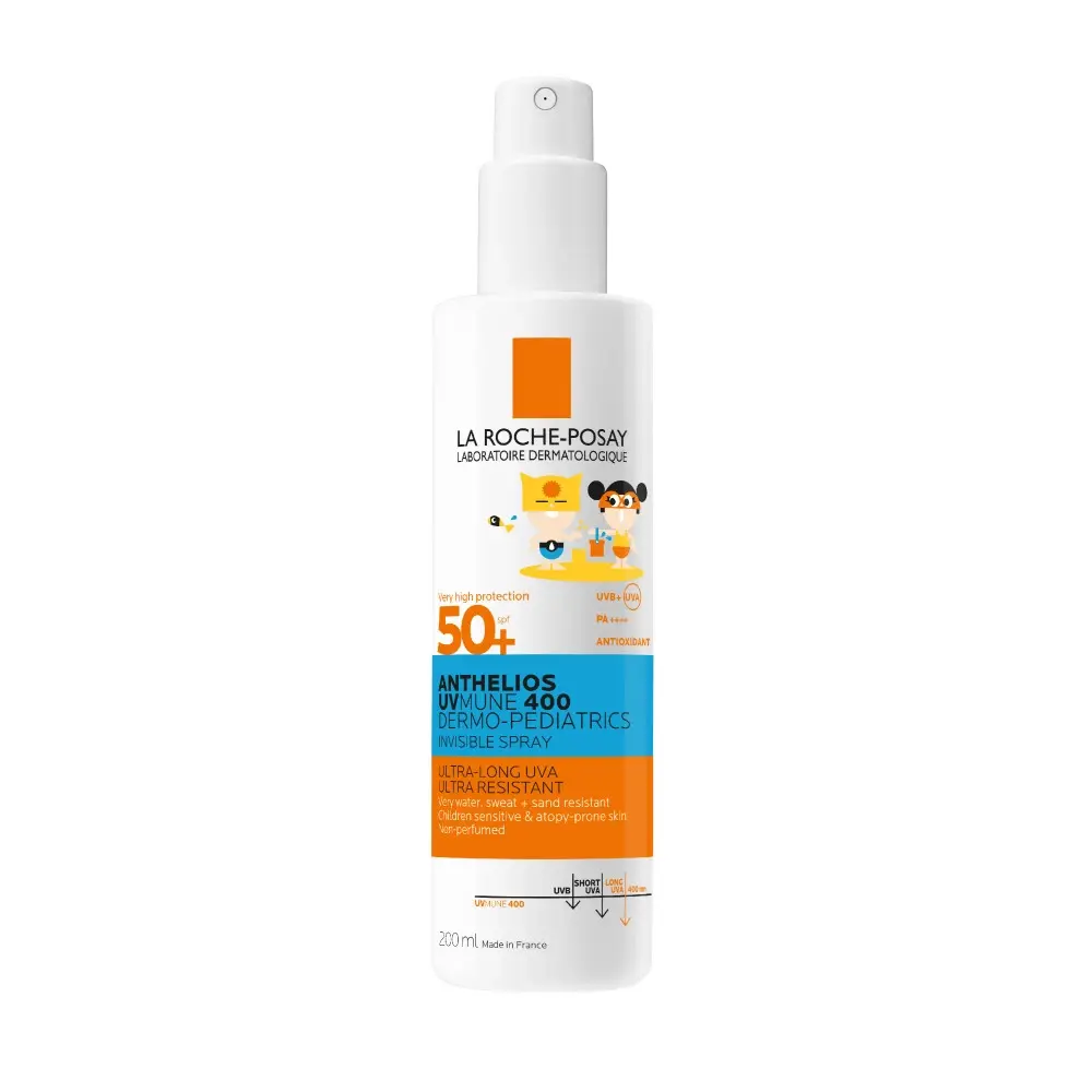 La Roche Posay La Roche Posay ANTHELIOS UVMUNE Kind Invisible Spray SPF50+ - Bescherming voor de Gevoelige Huid van Kinderen La Roche Posay La Roche Posay ANTHELIOS UVMUNE Kind Invisible Spray SPF50+ - Bescherming voor de Gevoelige Huid van Kinderen