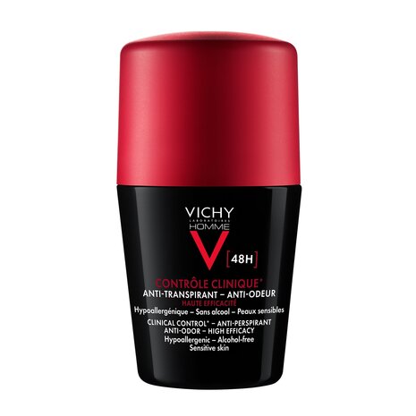 Vichy Vichy HOMME Déo Clinical Control 96 uur Roller - Ongeëvenaarde Bescherming en Comfort Vichy Vichy HOMME Déo Clinical Control 96 uur Roller - Ongeëvenaarde Bescherming en Comfort