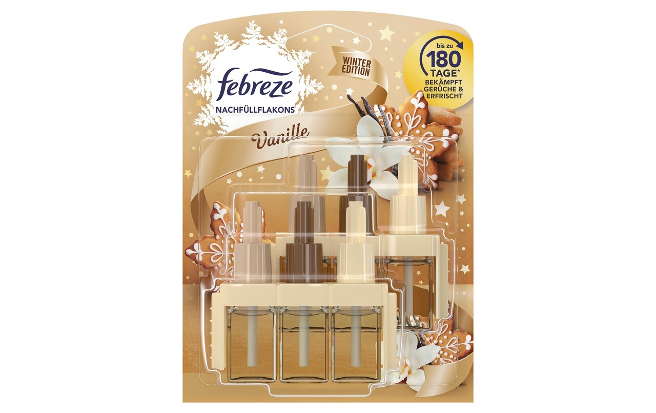 Febreze 3volution Navulling Vanille 2x20ml - Breng een warme, zoete geur in uw huis Febreze 3volution Navulling Vanille 2x20ml - Breng een warme, zoete geur in uw huis