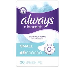 Always Always Discreet Maandverband Sensitiv - 20 Stuks
