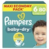 Pampers Pampers Baby Dry NR6 Maxi Pack 80st - De Ultieme Oplossing voor een Droge en TeVrede Baby Pampers Pampers Baby Dry NR6 Maxi Pack 80st - De Ultieme Oplossing voor een Droge en TeVrede Baby