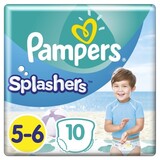 Pampers Pampers Splashers Broekjes 5-6 Jaar 14+KG 10st. Pampers Pampers Splashers Broekjes 5-6 Jaar 14+KG 10st.