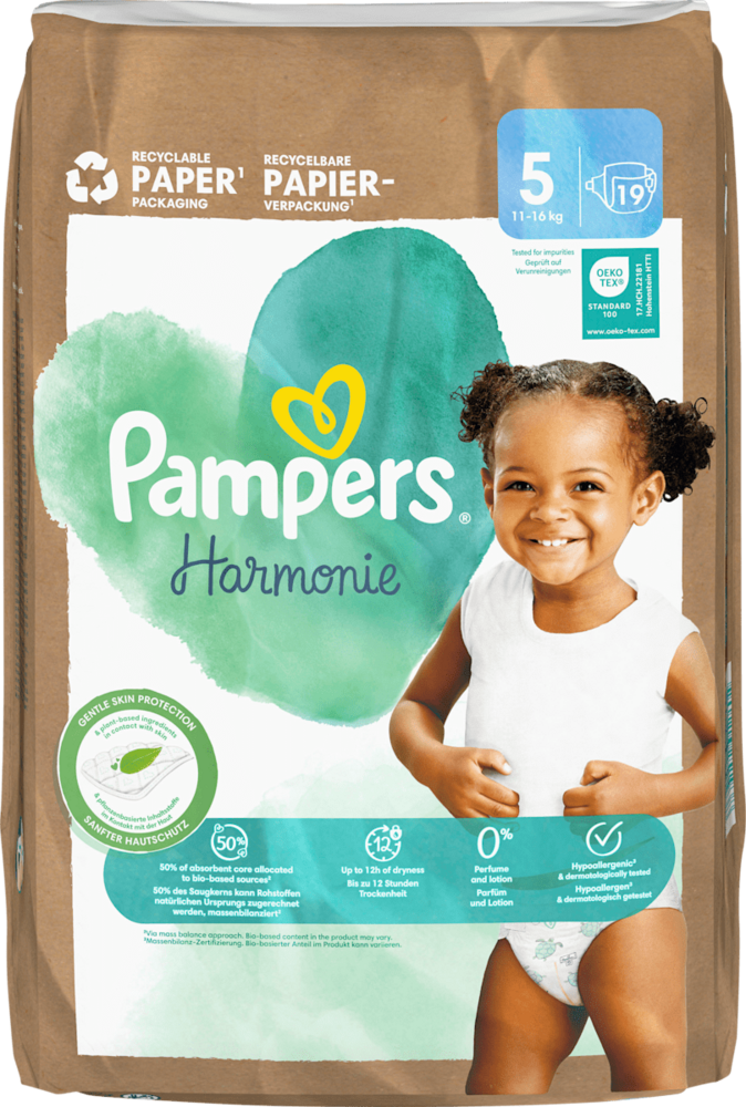 Pampers Pampers Harmonie Nr. 5 - 19 Stuks | Zachte Bescherming voor Jouw Baby Pampers Pampers Harmonie Nr. 5 - 19 Stuks | Zachte Bescherming voor Jouw Baby