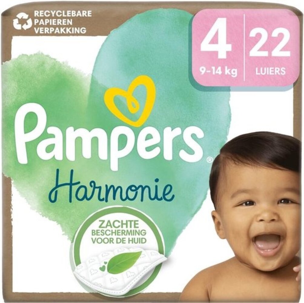 Pampers Pampers Harmonie NR4 - Voor de Comfortabele Zorg van Jouw Baby (22 Stuks) Pampers Pampers Harmonie NR4 - Voor de Comfortabele Zorg van Jouw Baby (22 Stuks)