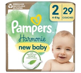 Pampers Pampers Harmonie New Baby NR2 - 29 Stuks Pampers Pampers Harmonie New Baby NR2 - 29 Stuks