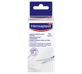 Hansaplast Hansaplast Band Large Surface 1M x 10 CM - Voor optimale wondverzorging