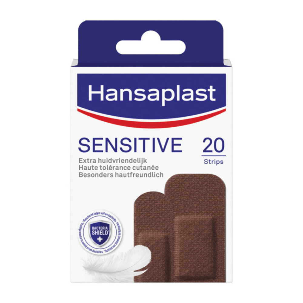 Hansaplast Hansaplast HANSAPLAST BAND AID SENSITIVE DARK - Voor een effectieve en comfortabele oplossing voor kleine wonden