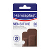 Hansaplast Hansaplast HANSAPLAST BAND AID SENSITIVE DARK - Voor een effectieve en comfortabele oplossing voor kleine wonden