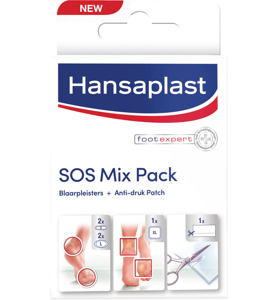 Hansaplast HANSAPLAST BAND SOS MIX - Innovatieve Pleisters voor Elke Situatie