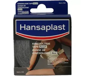 Hansaplast Hansaplast Kinesiology Tape Black - Ondersteuning voor Actieve Lifestyles Hansaplast Hansaplast Kinesiology Tape Black - Ondersteuning voor Actieve Lifestyles