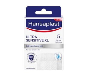 Hansaplast Hansaplast Ultra Sensitive XL 5cm x 7.2cm - Pleisters voor Gevoelige Huid Hansaplast Hansaplast Ultra Sensitive XL 5cm x 7.2cm - Pleisters voor Gevoelige Huid