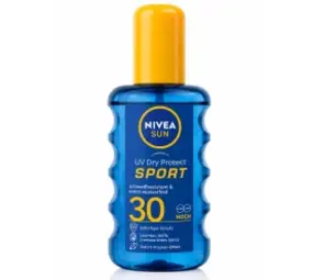 Nivea Nivea Sun - Zonnespray SPF 30 Transparant Dry Protect Extra Waterproof 200ml Nivea Nivea Sun - Zonnespray SPF 30 Transparant Dry Protect Extra Waterproof 200ml