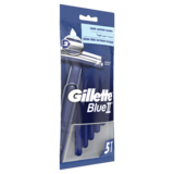 Gillette Gillette Blue2 Wegwerp Scheermesjes - 5 Stuks Gillette Gillette Blue2 Wegwerp Scheermesjes - 5 Stuks