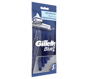 Gillette Gillette Blue2 Wegwerp Scheermesjes - 5 Stuks Gillette Gillette Blue2 Wegwerp Scheermesjes - 5 Stuks