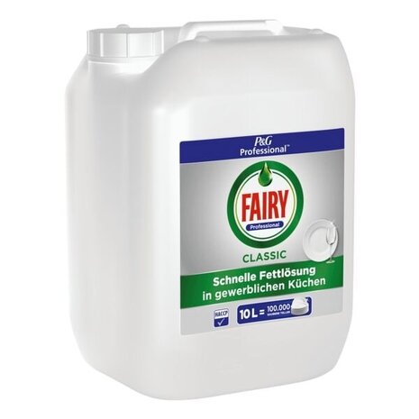 Fairy FAIRY Professional Classic Afwasmiddel - 10 Liter Verpakking voor Intensief Gebruik