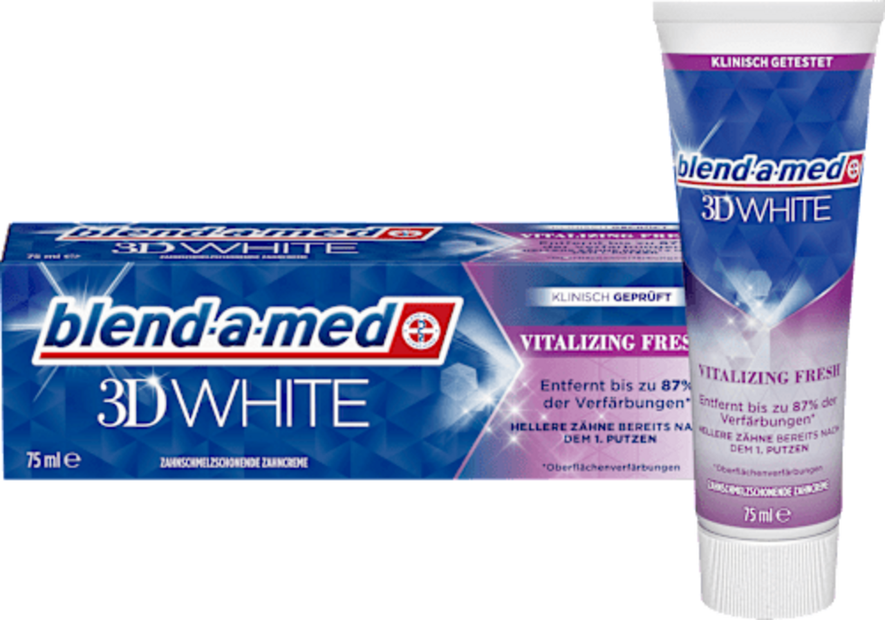 Blend-a-med Blend-a-med Tandpasta 3D White Vitalizing Fresh voor een Stralende Glimlach - 75 ml