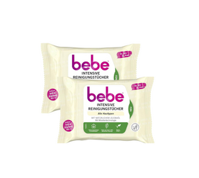 Bebe Bebe Intensive Cleansing Wipes Duo 2 × 25 pcs - Voor een zachte en effectieve reiniging Bebe Bebe Intensive Cleansing Wipes Duo 2 × 25 pcs - Voor een zachte en effectieve reiniging