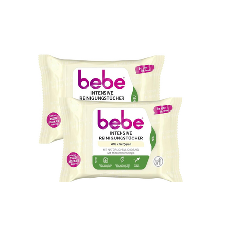 Bebe Bebe Intensive Cleansing Wipes Duo 2 × 25 pcs - Zachte en effectieve reiniging voor een stralende huid Bebe Bebe Intensive Cleansing Wipes Duo 2 × 25 pcs - Zachte en effectieve reiniging voor een stralende huid