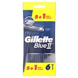 Gillette Gillette Blue2 Plus2 Scheermesjes - 5 + 2 Stuks Gillette Gillette Blue2 Plus2 Scheermesjes - 5 + 2 Stuks