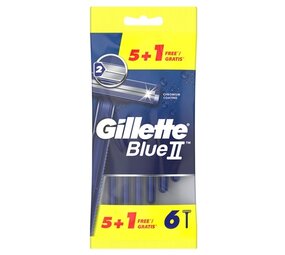 Gillette Gillette Blue2 Plus2 Scheermesjes - 5 + 2 Stuks Gillette Gillette Blue2 Plus2 Scheermesjes - 5 + 2 Stuks