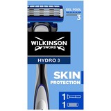 Wilkinson Wilkinson Hydro3 Skin Protect Scheerapparaat met 1 Scheermesje Wilkinson Wilkinson Hydro3 Skin Protect Scheerapparaat met 1 Scheermesje
