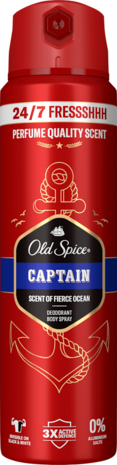 Old spice Old Spice Captain Deodorant Bodyspray 150ml - Voor de Avontuurlijke Man Old spice Old Spice Captain Deodorant Bodyspray 150ml - Voor de Avontuurlijke Man