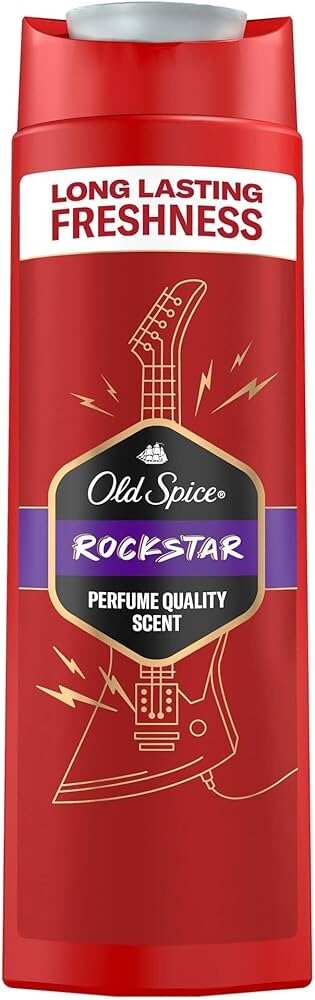 Old spice Old Spice Rockstar Showergel 400ml - Beleef een krachtige en verfrissende douche-ervaring Old spice Old Spice Rockstar Showergel 400ml - Beleef een krachtige en verfrissende douche-ervaring