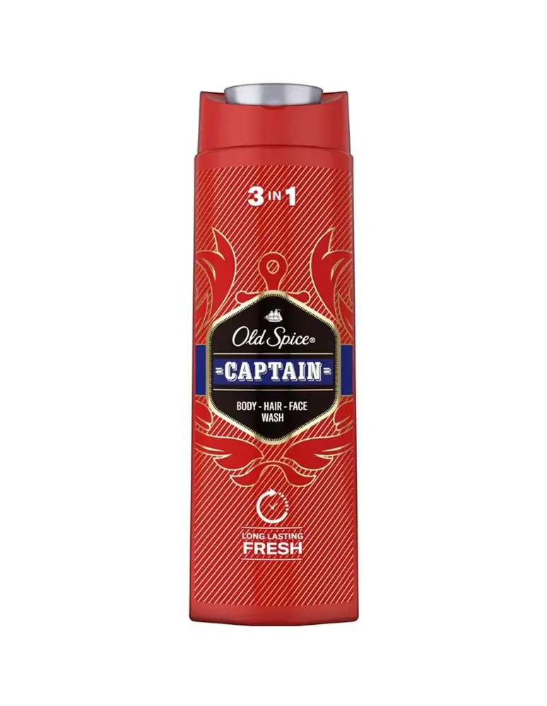 Old spice Old Spice Captain Showergel 400ml - Ervaar een Verfrissende Reis