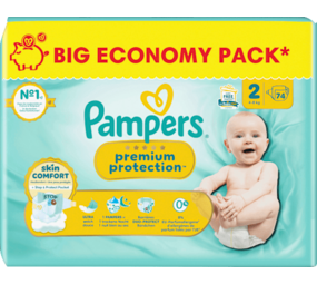 Pampers Pampers Premium Protection New Baby Nr2 - 74 Stuks Pampers Pampers Premium Protection New Baby Nr2 - 74 Stuks