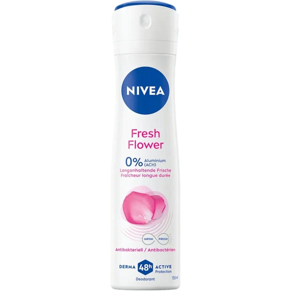 Nivea Nivea Deospray Woman Fresh Flower - Verfrissende Geur en Langdurige Bescherming - 150ml Nivea Nivea Deospray Woman Fresh Flower - Verfrissende Geur en Langdurige Bescherming - 150ml