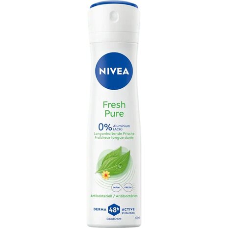 Nivea Nivea Deospray Fresh Pure 150ml - Voor een langdurige frisheid en bescherming Nivea Nivea Deospray Fresh Pure 150ml - Voor een langdurige frisheid en bescherming