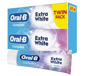Oral B ORAL-B Whitening Tandpasta 2 x 75 ml - Complete Extra White