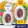 Febreze Febreze Bad Luchtverfrisser Tropisch Fruit - Verfris je Badkamer met een Geurende Boost van Exoticiteit - 2x8ml Febreze Febreze Bad Luchtverfrisser Tropisch Fruit - Verfris je Badkamer met een Geurende Boost van Exoticiteit - 2x8ml