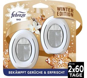 Febreze Febreze Bad Luchtverfrisser Vanille 2x8ml Febreze Febreze Bad Luchtverfrisser Vanille 2x8ml