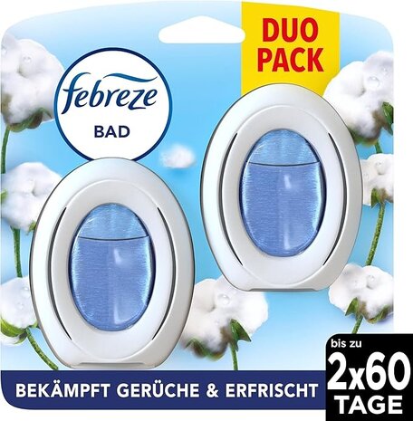 Febreze Febreze Bad Luchtverfrisser Winterfris - 2x8ml voor een Frisse Badkamer