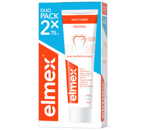Elmex Elmex Tandpasta Original 2x75ml - Voor een sterke bescherming tegen cariës