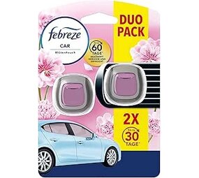 Febreze Febreze Car Bloesemgeur 2x2ml - Frisse geur voor uw auto Febreze Febreze Car Bloesemgeur 2x2ml - Frisse geur voor uw auto