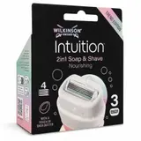 Wilkinson Wilkinson Sword Intuition Soap And Shave Nourishing Navulmesjes - 3-Pack