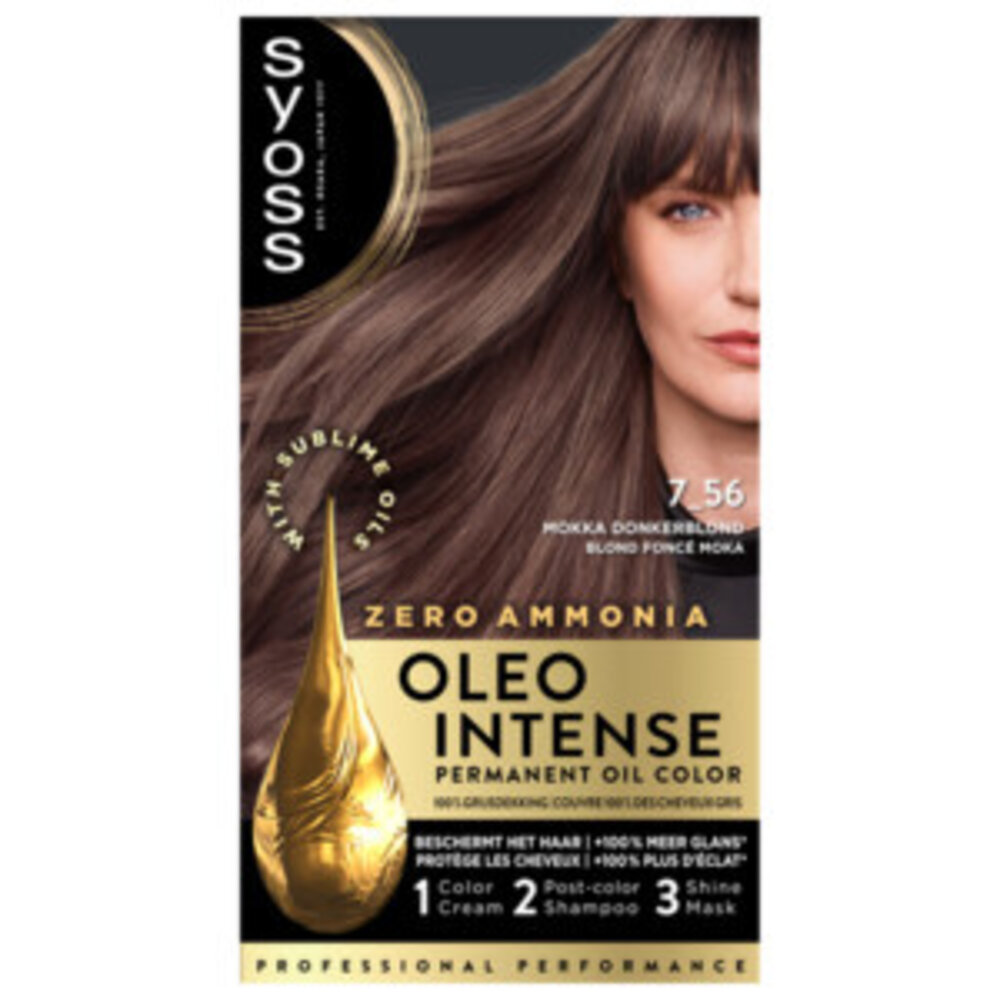 Syoss Syoss Oleo Intense Haarverf 7-56 Mokka Donkerblond - Langdurige Kleur en Glans Syoss Syoss Oleo Intense Haarverf 7-56 Mokka Donkerblond - Langdurige Kleur en Glans
