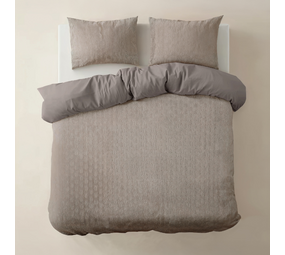 Zelesta Zelesta Flanel Art - Taupe / Grey - 240 x 200