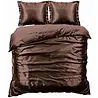 Zelesta Zelesta Satijndekbed Rijks Puur Bruin 200 x 200 - Luxe Kwaliteit voor een Better Slumber