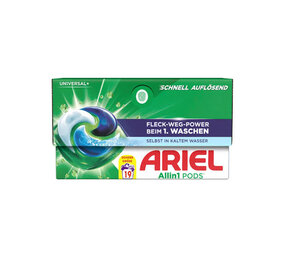 Ariel Ariel All-in-One Pods Universeel 19 Wasbeurten Ariel Ariel All-in-One Pods Universeel 19 Wasbeurten