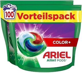 Ariel Ariel All-in-One Pods Color 100 Wasbeurten (2x50) Ariel Ariel All-in-One Pods Color 100 Wasbeurten (2x50)