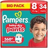 pampers Pampers Baby Dry Pants NR8 17+kg - 34 Stuks | Ultieme Bescherming voor Uw Baby